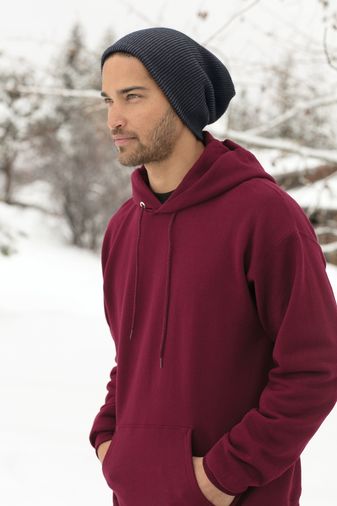 Port Authority Adult Unisex Rib Knit Slouch Beanie